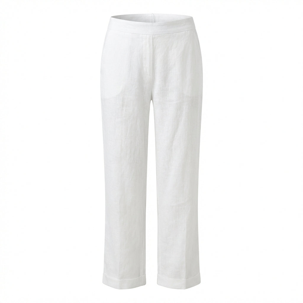 Women's Relaxed Straight-Leg Pull-On Pants