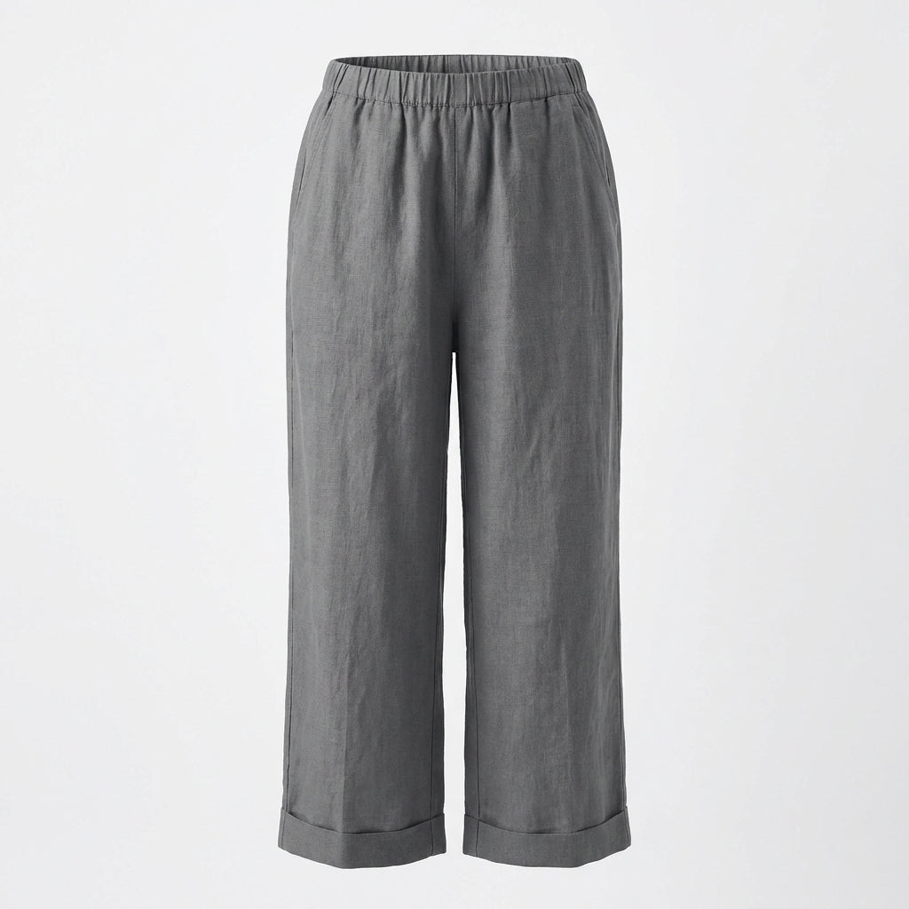 Women's Relaxed Straight-Leg Pull-On Pants