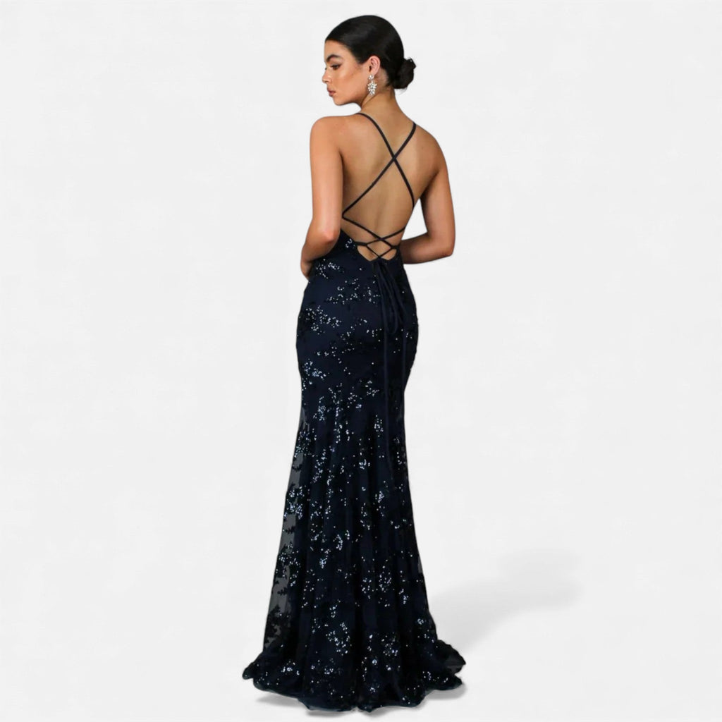 Women's Sequin Maxi Dress
