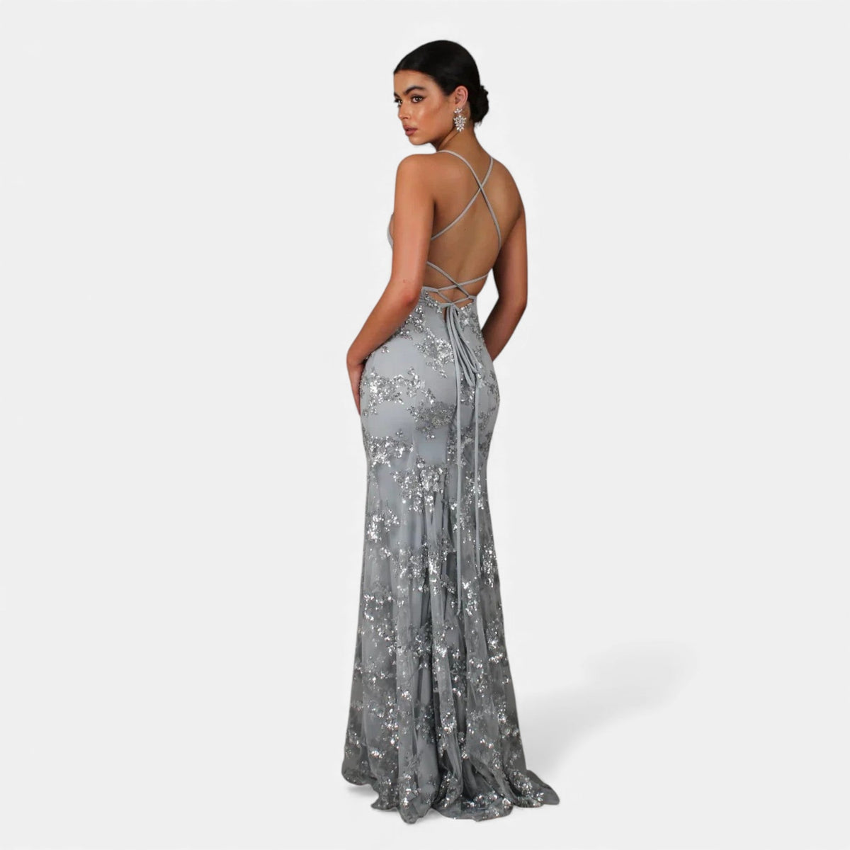 Women's Sequin Maxi Dress