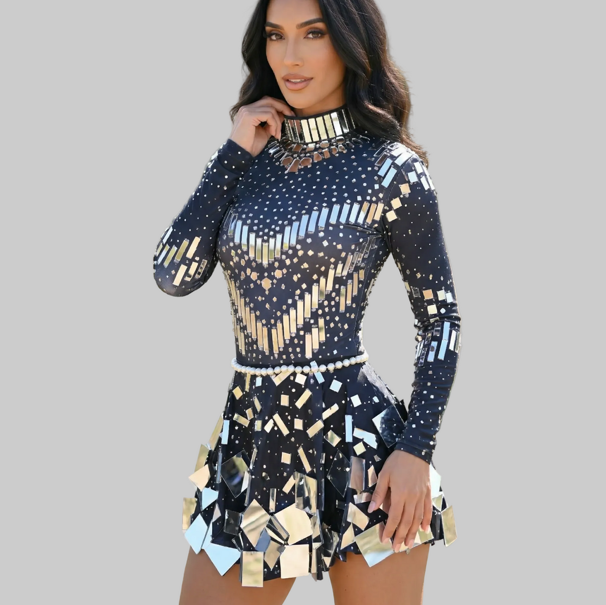 Women's Sequin Mini Party Dress