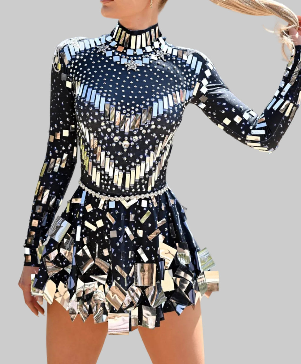 Women's Sequin Rhinestone Mini Party Dress