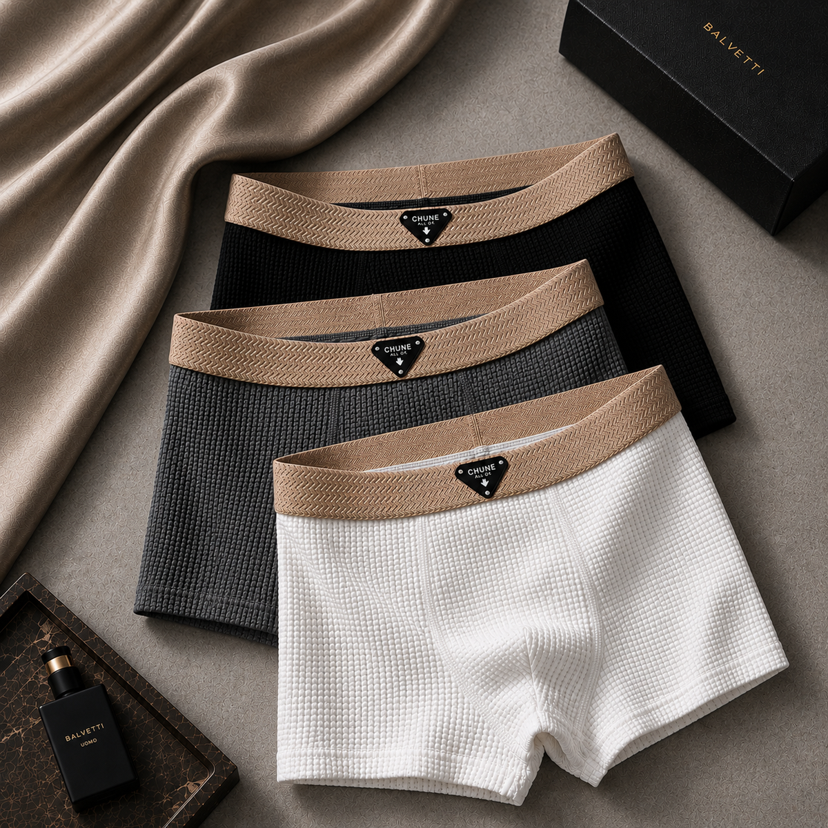 Women's Waffle Knit Boxer Briefs