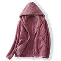 Women's Zip-Front Hoodie with Patch Pockets