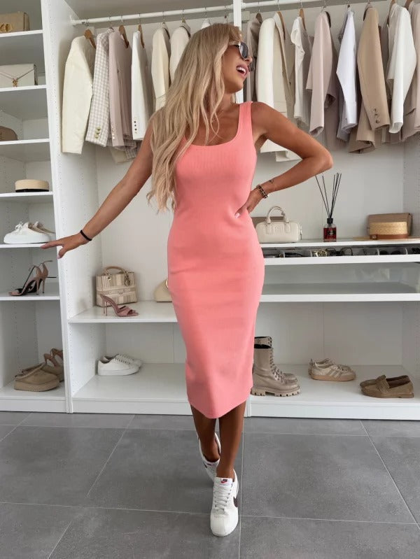 Xiomara | Women's Sleeveless Button Front Two Piece Set