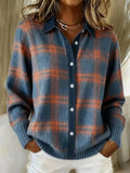 Yvette | Women’s Collared Long Sleeve Button Front Cardigan