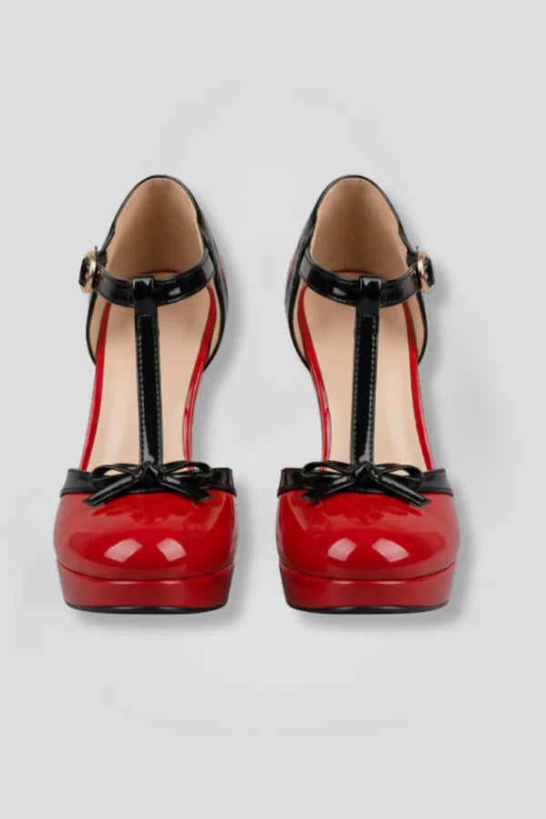 Zara | Women’s Round Toe Ankle Strap High Heels