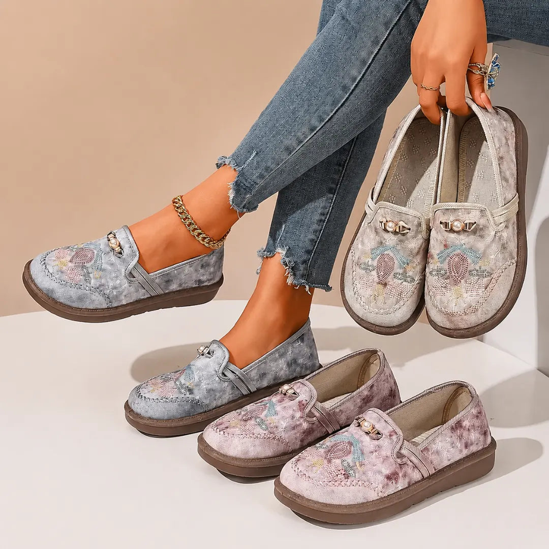 Zelda | Women’s Slip On Closed Toe Low Top Sneakers